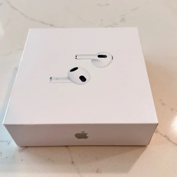 Apple AirPods 3rd Gen with Charging Cable, Case & USB Adapter